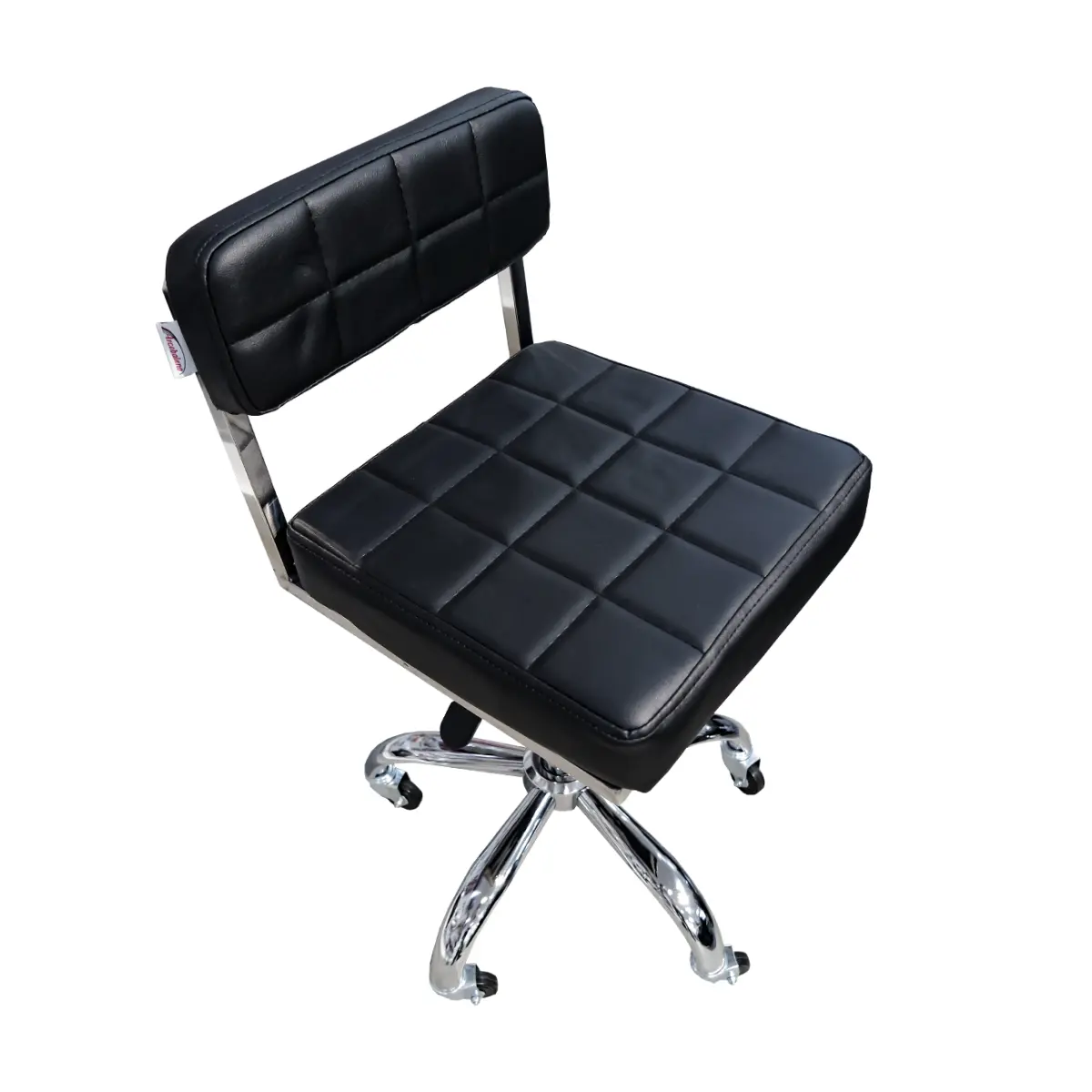Stolica za frizera ENE 7263 ALUMINIJUM CRNA