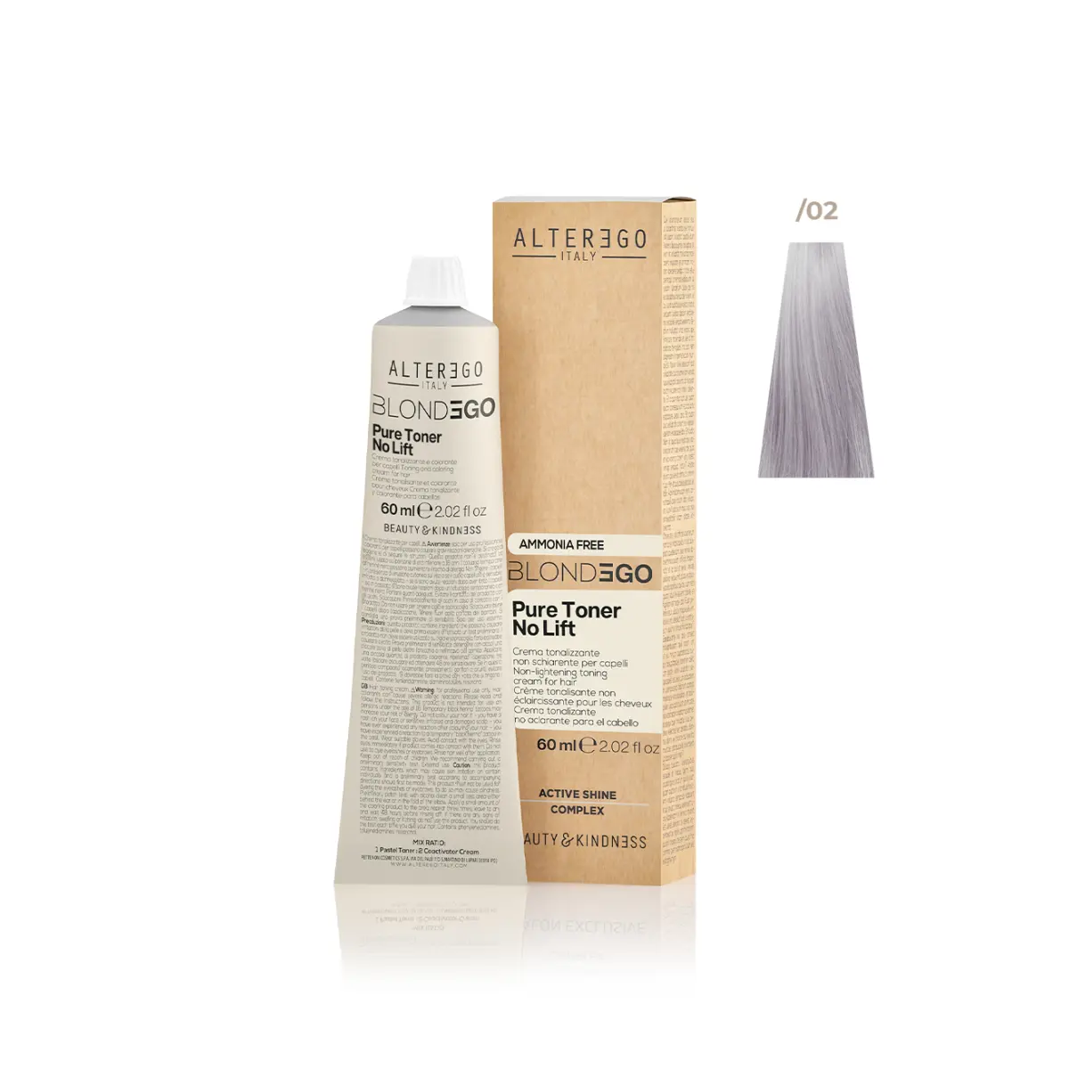 PURE NO LIFT /02 Toner za kosu NATURAL IRISE 60ml