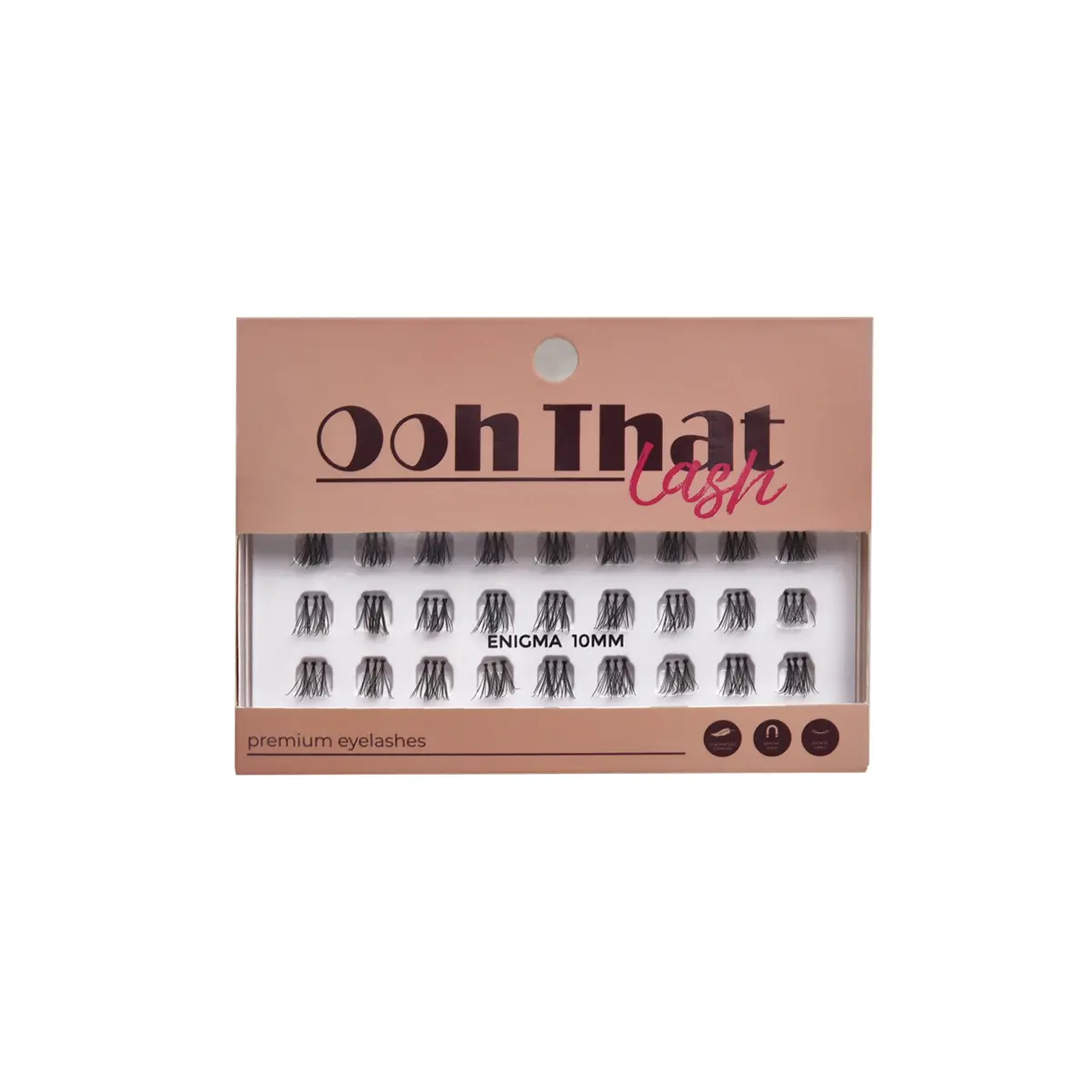 OOH THAT LASH Individualne veštačke trepavice - ENIGMA 10mm