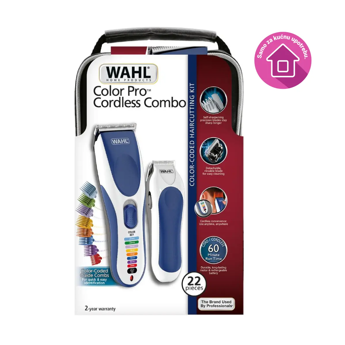 WAHL Home Set mašinica za kosu i bradu CORDLESS COMBO COLOR